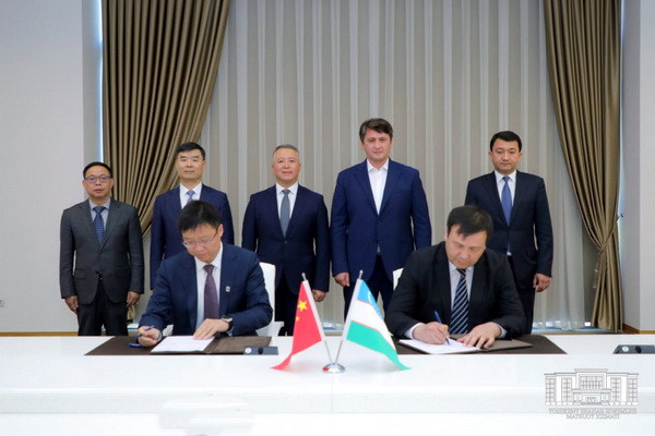 Подписан меморандум о сотрудничестве между АО Toshkent Invest Kompaniyasi и China CAMC Engineering Co., Ltd