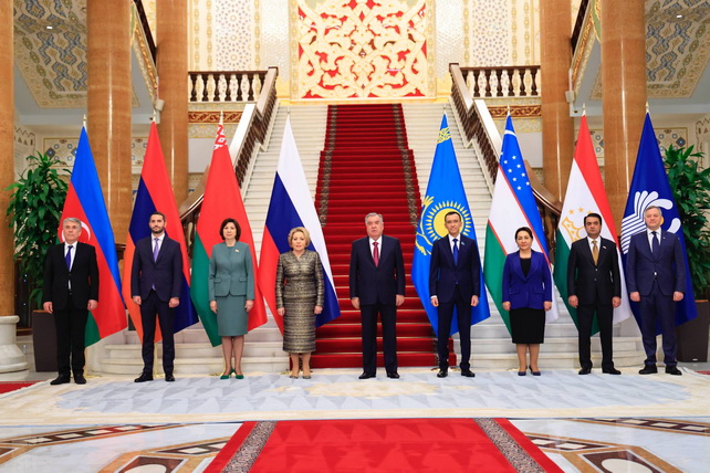 В Душанбе главы парламентов СНГ встретились с Президентом Таджикистана