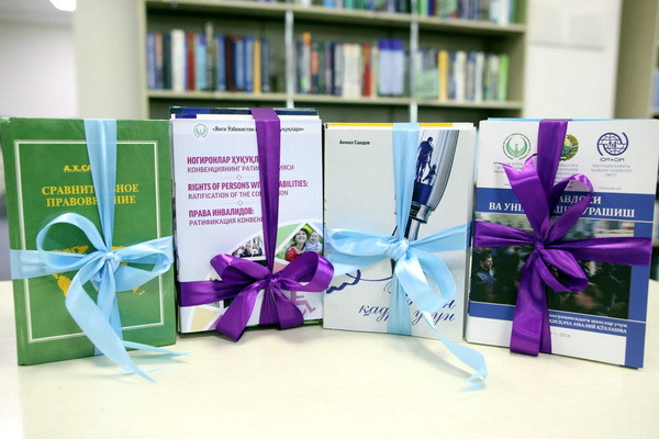 Human rights literature donated to country libraries