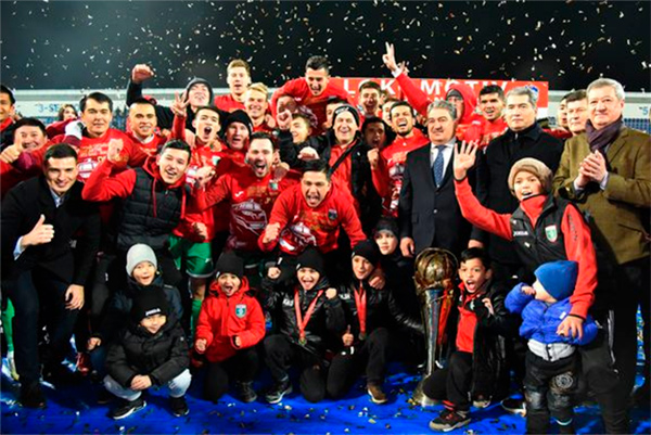 «Локомотив» стал трёхкратным чемпионом Узбекистана