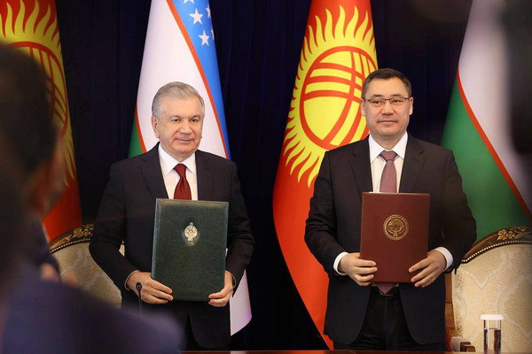 Uzbekistan and Kyrgyzstan sign over 20 bilateral documents