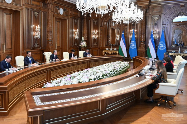 Президент Узбекистана принял заместителя Генерального секретаря ООН