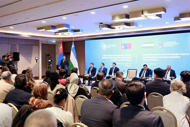 Uzbek-Mongolian business forum and inaugural meeting of the Business Council held in Tashkent
