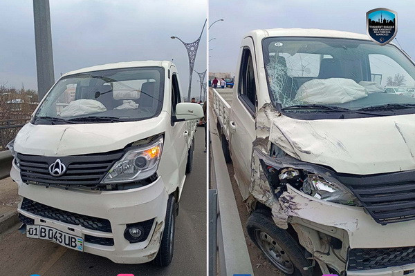 Два человек погибли при столкновении автомобилей в Алмазарском районе