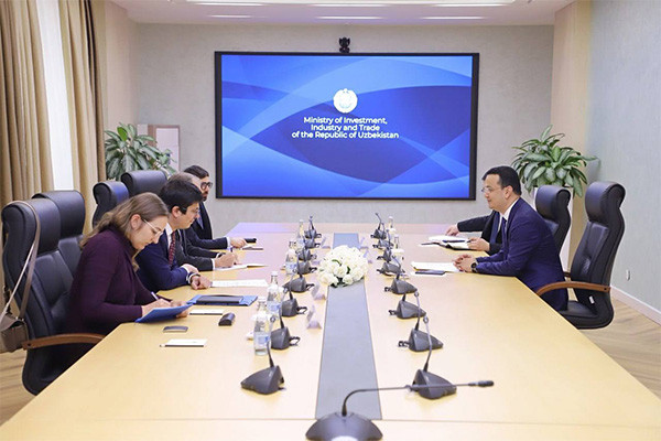 Minister of Investment, Industry and Trade of Uzbekistan receives the OECD delegation