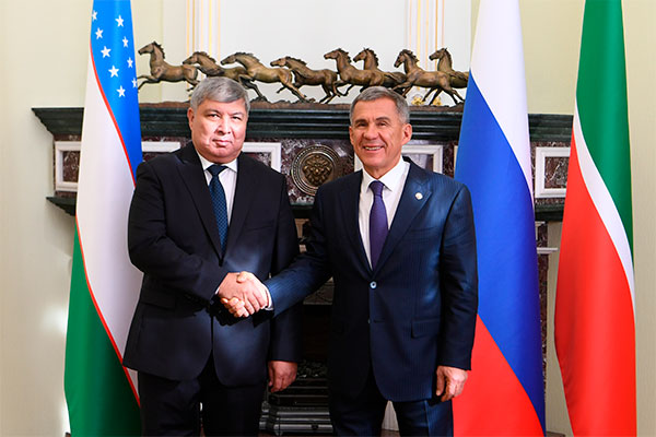 President of Tatarstan receives delegation of Uzbekistan