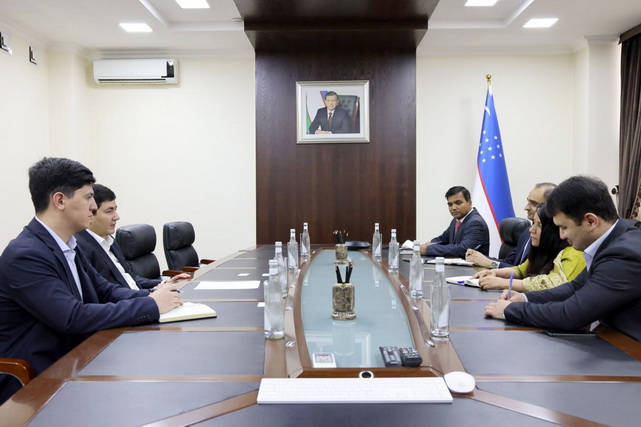 Minister of Mining conducts talks with Indian Ambassador