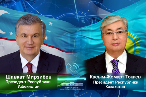 The leaders of Uzbekistan and Kazakhstan discuss issues of the bilateral and regional agenda