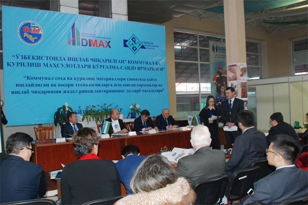 Exhibition-fair of communal and construction products starts in Tashkent