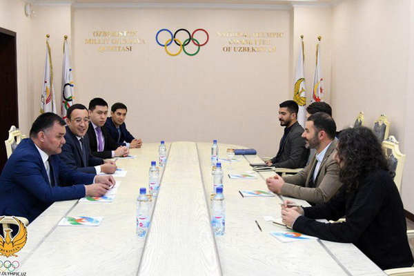 Представители Всемирной конфедерации этноспорта посетили Национальный олимпийский комитет