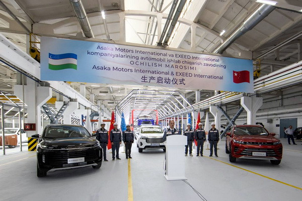 В Сырдарье состоялось открытие автомобильного завода EXEED