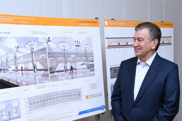 Uzbek President inspects several objects in Sergeli district