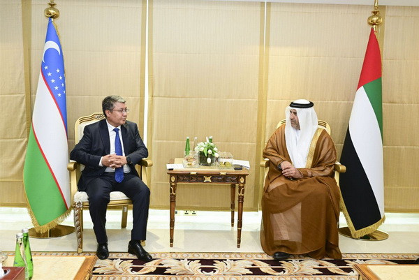 Minister of Justice of Uzbekistan meets with the First Deputy Speaker of the Federal National Council of the UAE