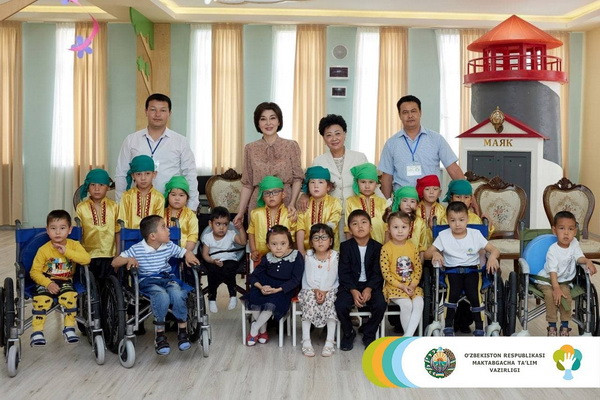 Ziroat Mirziyoyeva visits a kindergarten with a rehabilitation center “Imkon” in Nukus