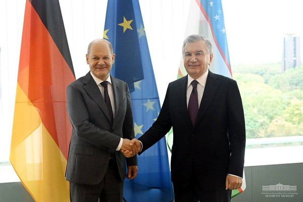 President of Uzbekistan holds negotiations with the Federal Chancellor of Germany
