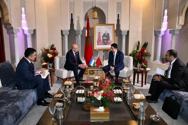 Uzbek First DFM meets with the Minister for Foreign Affairs of Morocco