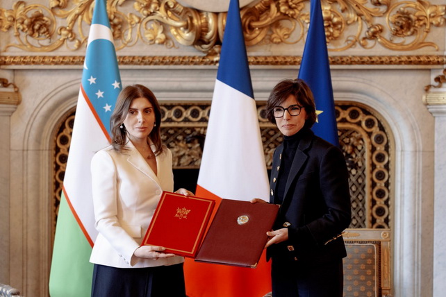 Uzbekistan and France strengthen cultural ties with the signing of key agreements.