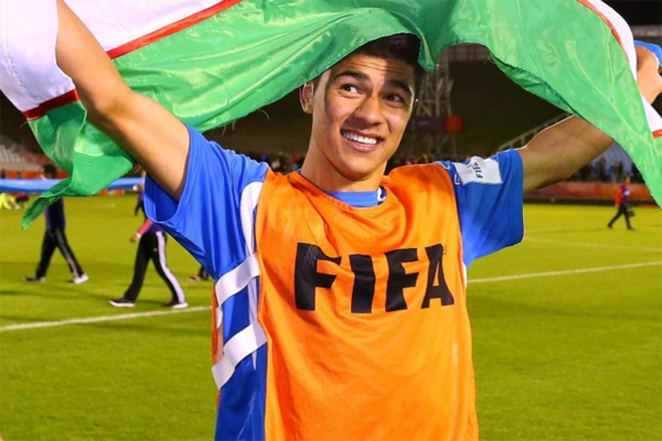 Dostonbek Khamdamov named AFC Youth player of the Year 2015
