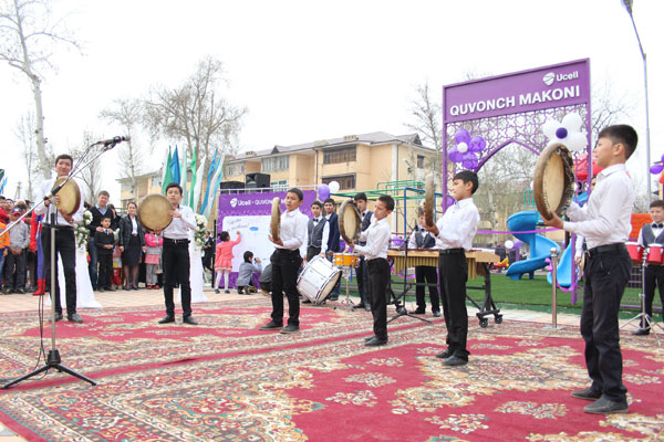 Ucell opens children playground in Andijan