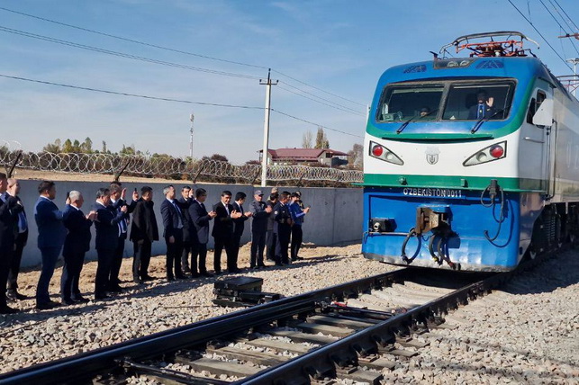 На станции «Ок куприк» открыта новая железнодорожная линия