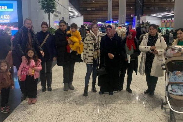 Four more families were evacuated from Istanbul to Tashkent