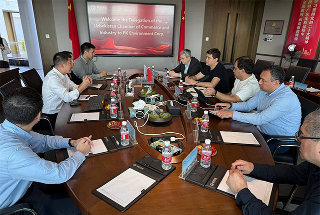 Uzbekistan’s Chamber of Commerce Studies Chinese PENGKAI Water Treatment Experience