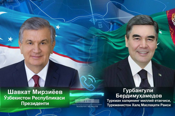 Шавкат Мирзиёев провел телефонный разговор с Национальным лидером туркменского народа