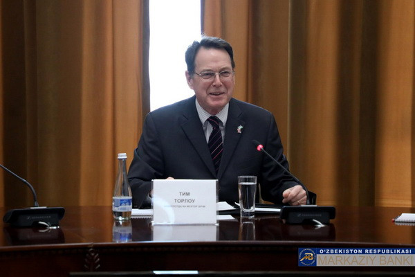 A meeting with the British Ambassador to Uzbekistan was held at the Central Bank of Uzbekistan