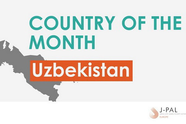 J-PAL Europe names Uzbekistan country of the month