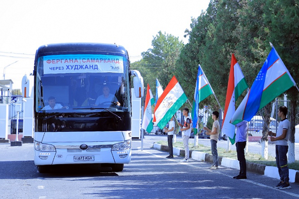 Bus route to connect Ferghana and Samarkand through the territory of Tajikistan