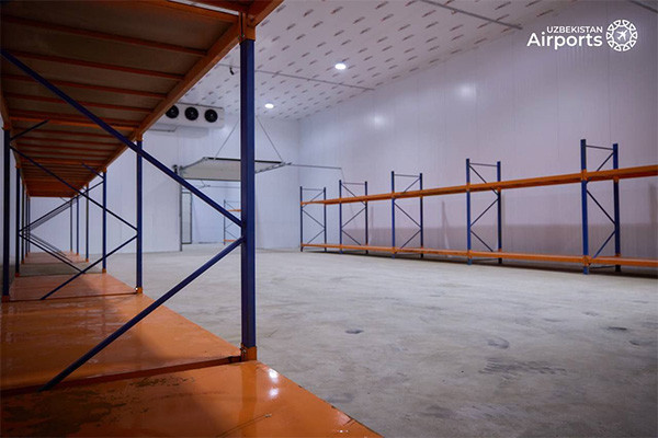 A new refrigerated warehouse was put into operation in the cargo terminal of Tashkent airport