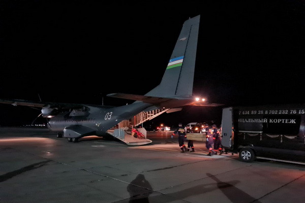 The bodies of Uzbek citizens who died in a road accident in Kazakhstan were delivered to Uzbekistan