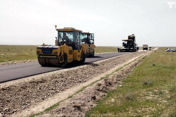 Строится новая дорога, соединяющая автомагистрали M39 и M41 в Сурхандарьинский области