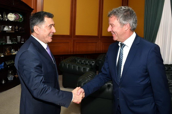 Vladimir Norov receives the Deputy Head of the UN Assistance Mission in Afghanistan