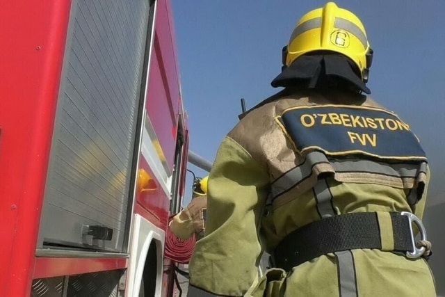 В Ташкенте произошел пожар на террасе здания в «Toshkent City»