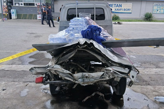 Ошибка при заправке привела к взрыву авто в Фергане
