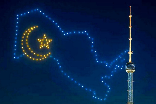 В Ташкенте пройдет шоу дронов в честь Дня государственного флага