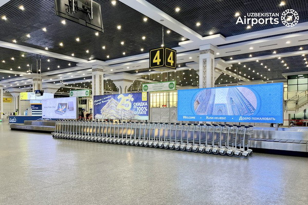 Tashkent airport receives new baggage carts