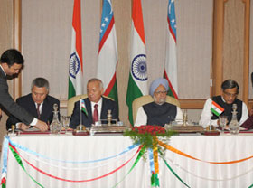 Uzbekistan, India sign documents for US$2.2bn