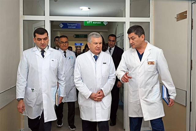 Президентимиз Гулистон шаҳридаги фожиада жабрланганлардан хабар олди