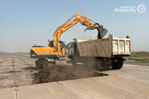 Construction of a new airfield complex at Andijan Airport starts