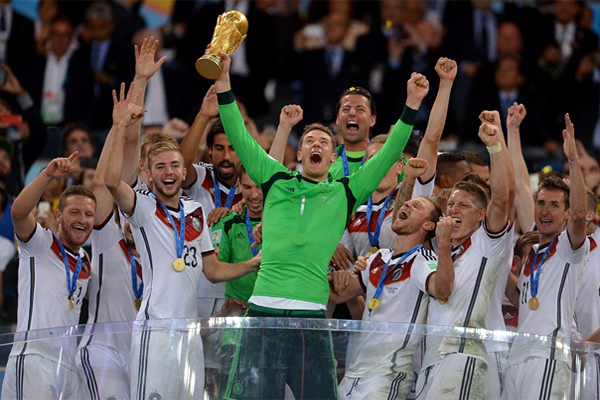 Germany wins World Cup in extra time