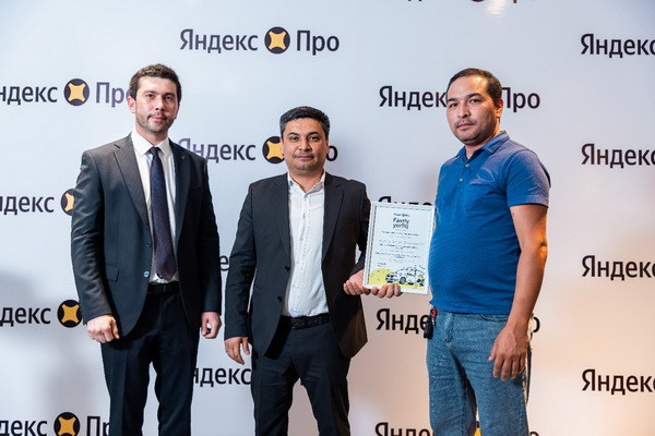 Yandex Go and the Ministry of Transport awarded the best driver-partners of the service in Tashkent