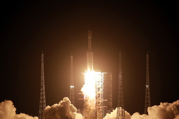 China launches cargo craft for space station supply, refueling mission