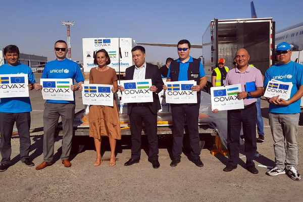 Uzbekistan for the first time received a children’s vaccine against COVID-19