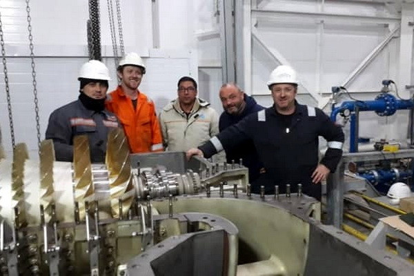 Specialists from Germany and Singapore to repair the Uchkir compressor station