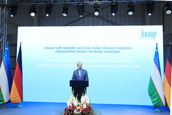 Knauf vows to make new investments in Uzbekistan