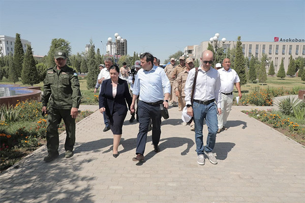 Members of the Commission for the Study of Circumstances and Events in Nukus conduct studies in Karakalpakstan