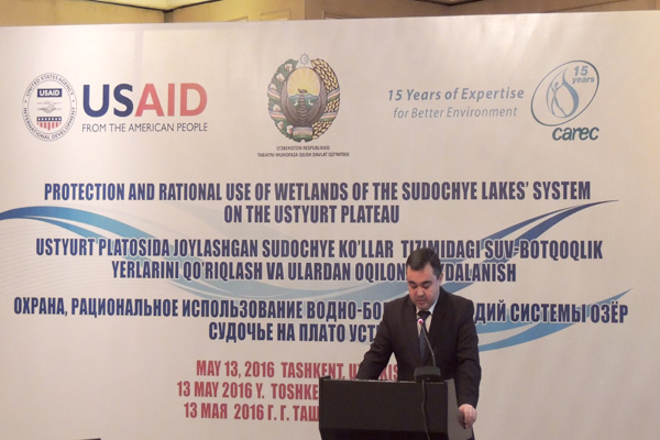Sustainable Sudochye Lakes Wetlands Management discussed in Tashkent