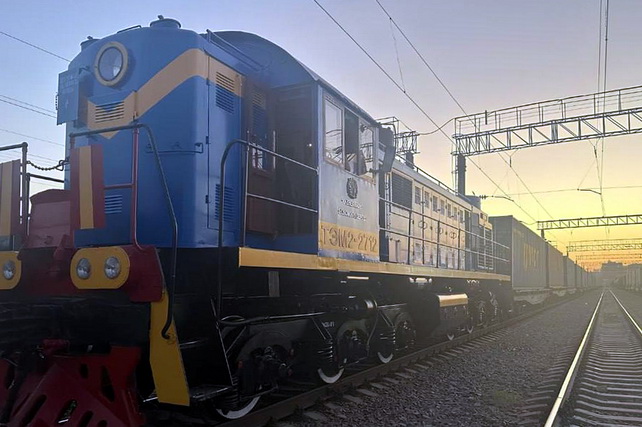 First Container Train of JSC “Uztemiryo‘lkonteyner” Departs on Tashkent–Altynkol Route